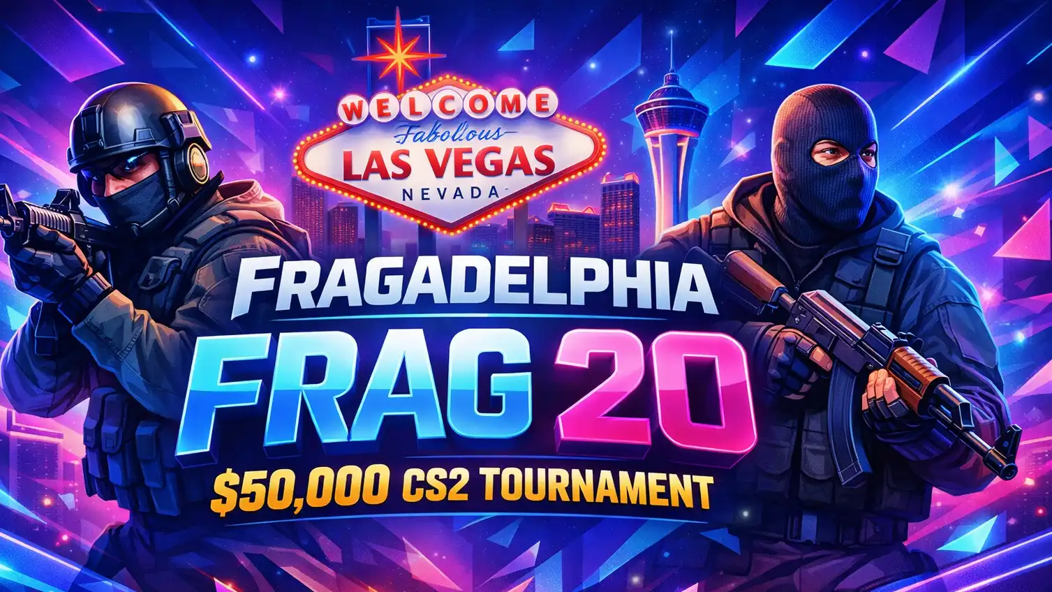 Fragadelphia Announces $50,000 FRAG 20 CS2 LAN in Las Vegas – Hybrid Open & Invite Event Explained